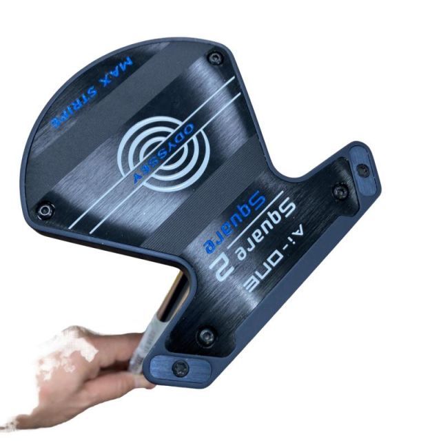 【中古】 オデッセイ Ai-ONE SQUARE 2 SQUARE MAX STRIPE 33インチ パター PT STROKE LAB 90 スチール (フレックスその他) メンズ 男性用 右利き 右用 Cランク ゴルフクラブ