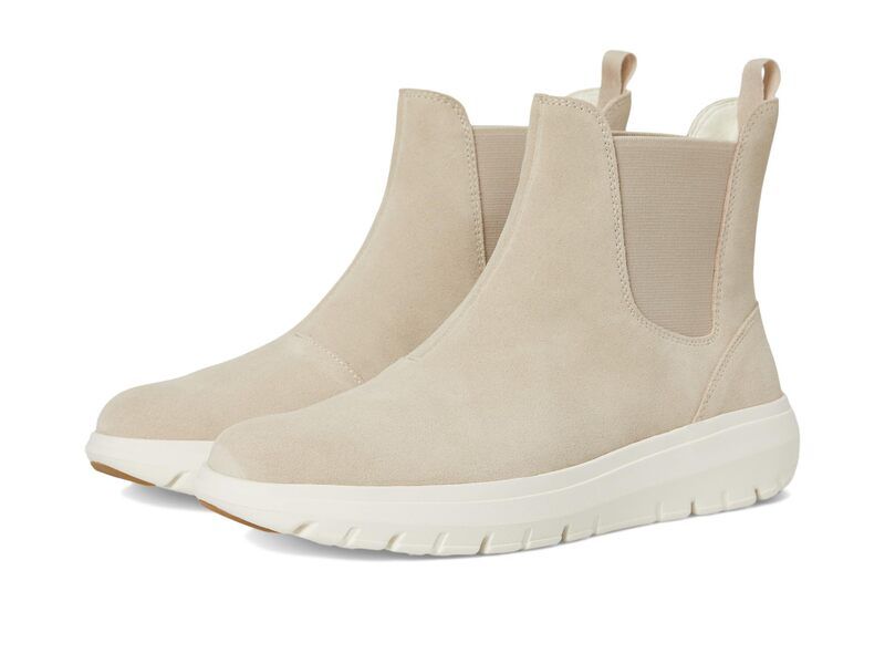コールハーン レディース シューズ ブーツ・レインブーツ チェルシー Cole Haan Grand Raelyn Chelsea Waterproof Boots Light Sesame Sued