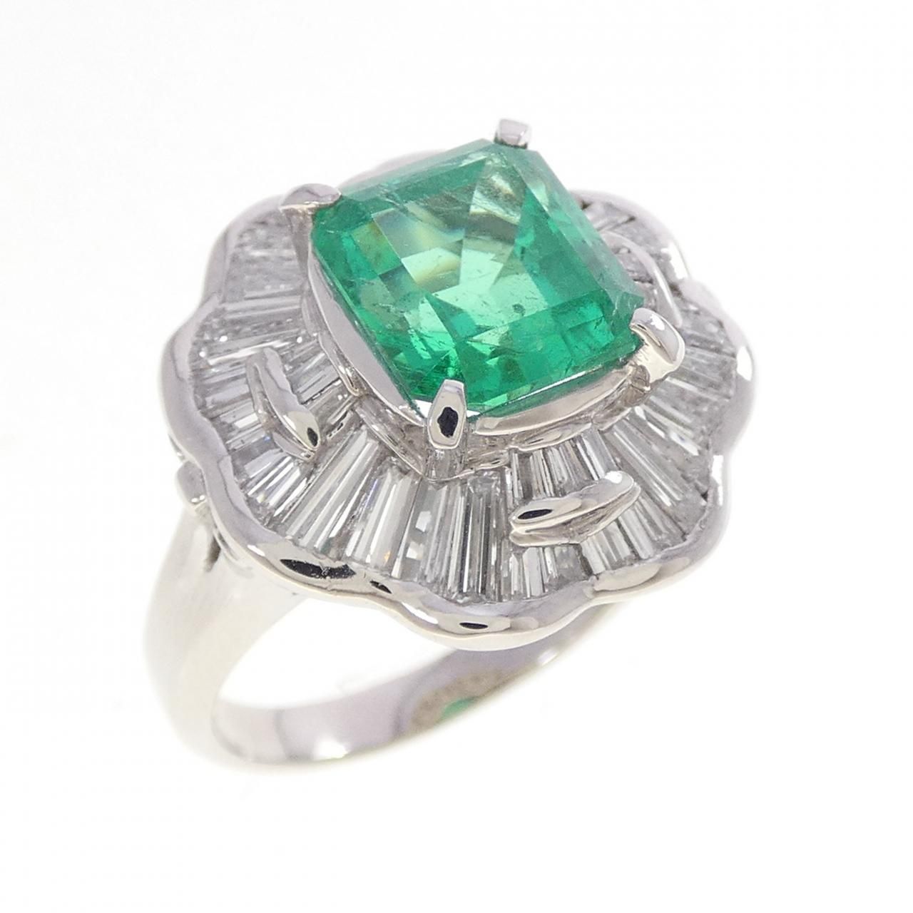 PT900 エメラルド リング 2.54CT コロンビア産
