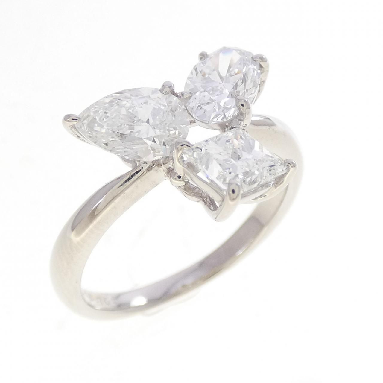 PT900 ダイヤモンド リング 2.119CT D-F SI1-2
