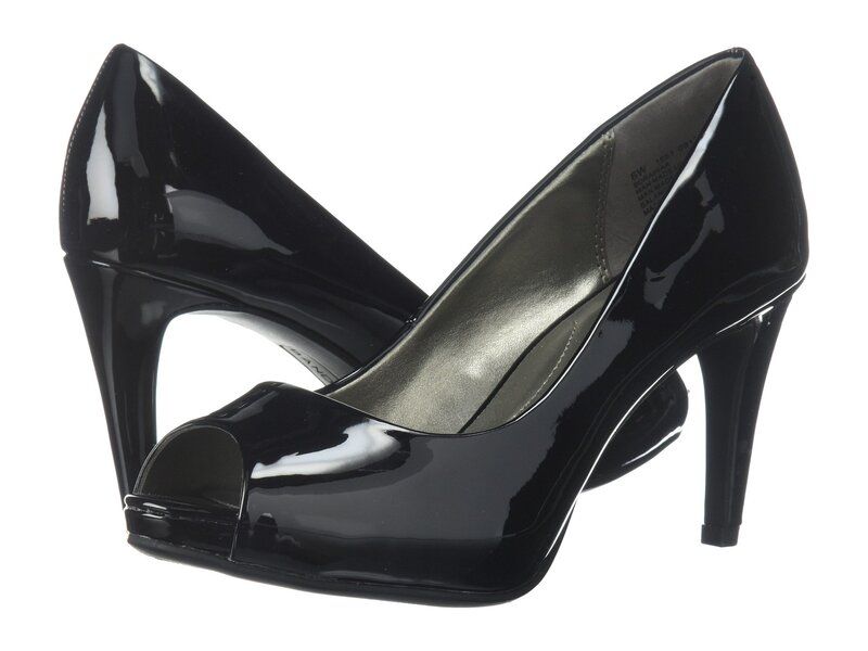 バンドリーノ レディース シューズ ヒール Bandolino Rainaa Black Sleek Patent PU ブラック