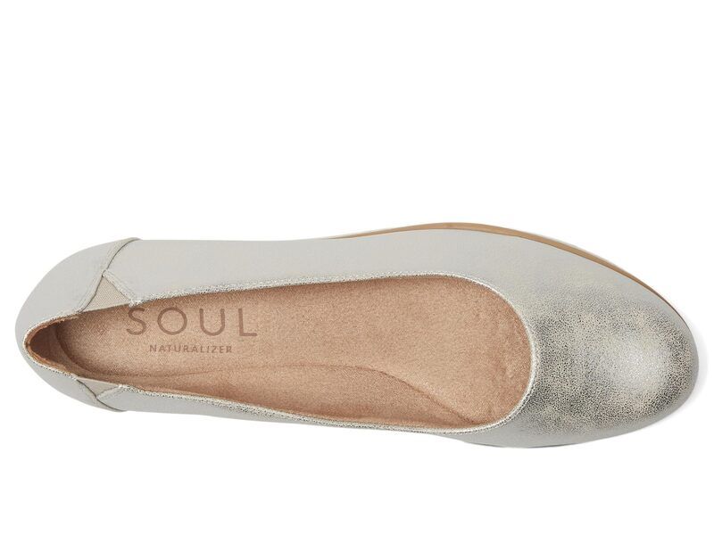 ナチュライザー レディース シューズ サンダル Soul Naturalizer Idea Ballet Silver Faux Leather シルバー