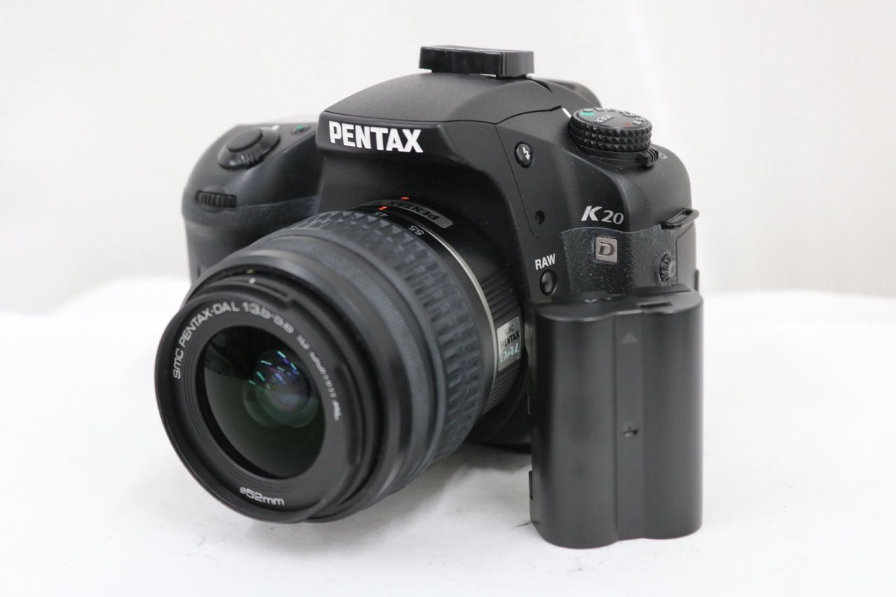 【返品保証】 ペンタックス Pentax K20 ブラック smc PENTAX-DAL 18-55mm F3.5-5.6 デジタル一眼 e14250 14,820円