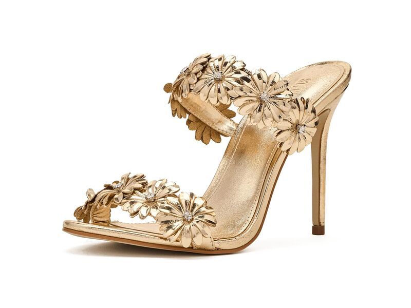 スティーブ マデン レディース シューズ ヒール Steve Madden Sunshine Gold Leather ゴールド