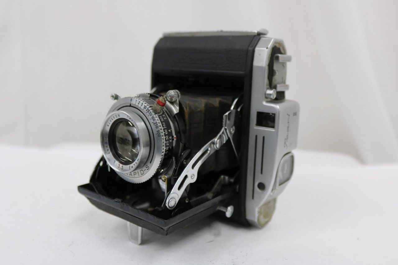 【訳あり品】 パール Pearl II Hexar 75mm F3.5 蛇腹カメラ e14266 7,007円