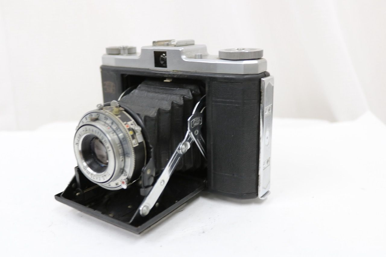 【訳あり品】 ツァイスイコン Zeiss Ikon 523/16 Novar-Anastigmat 75mm F4.5 蛇腹カメラ e14269