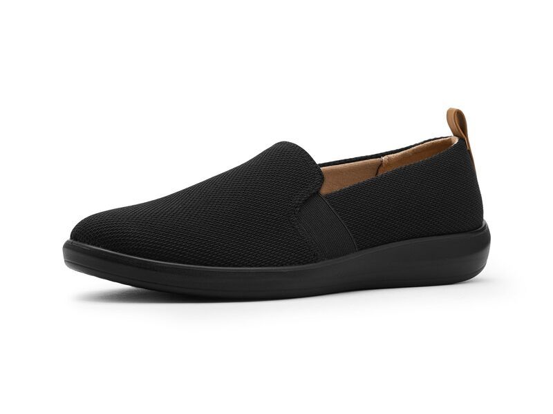 ライフストライド レディース シューズ スリッポン・ローファー LifeStride Next Wave LoafersMoc Shoes Black ブラック