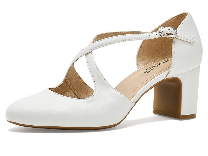 ライフストライド レディース シューズ ヒール LifeStride Tracy Strappy Shoes Bright White ホワイト