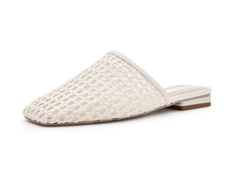 フランコサルト レディース シューズ スリッポン・ローファー Franco Sartoba Mule Shoes Cream White Wov ホワイト