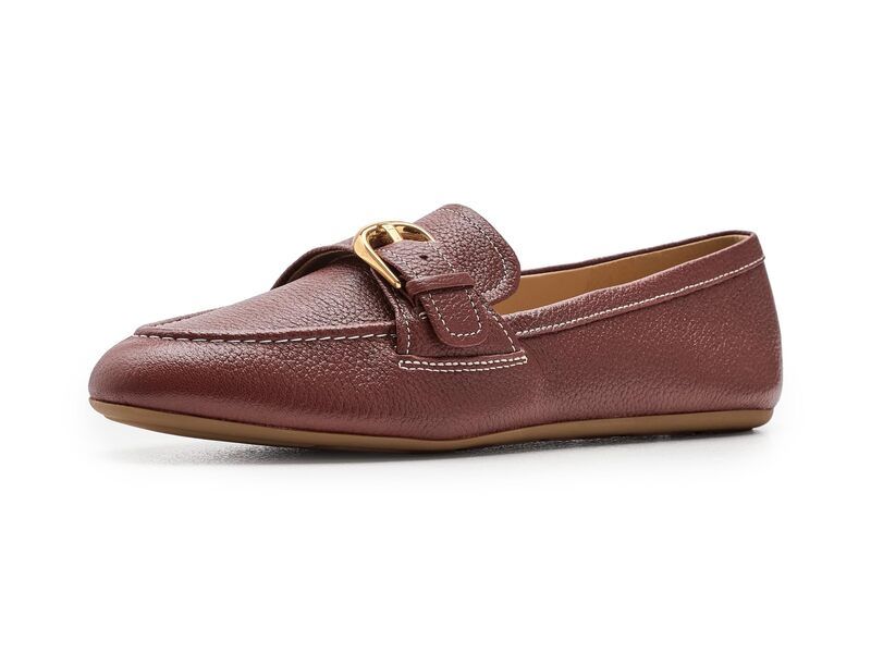 コールハーン レディース シューズ スリッポン・ローファー Cole Haan Grand Ambition Alette Buckle Mahogany Tumble