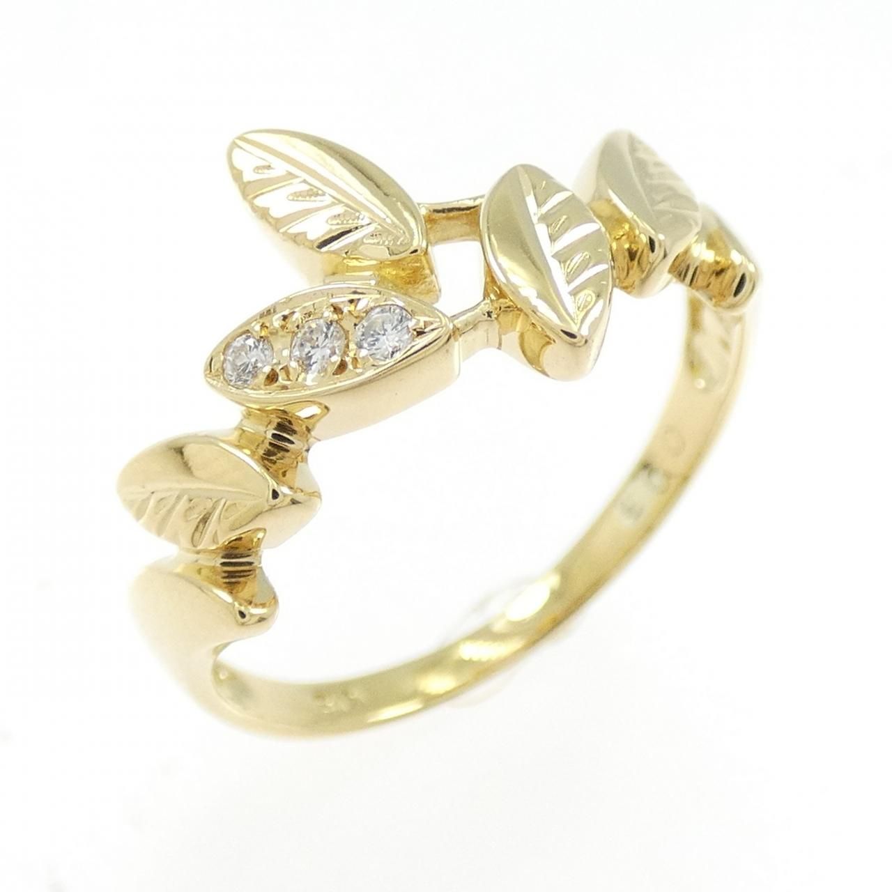 K18YG ダイヤモンド リング 0.03CT