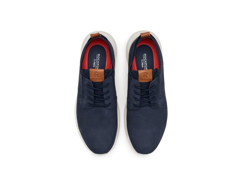 ロックポート メンズ シューズ スニーカー Rockport Jonston Dark Blue Leath ブルー