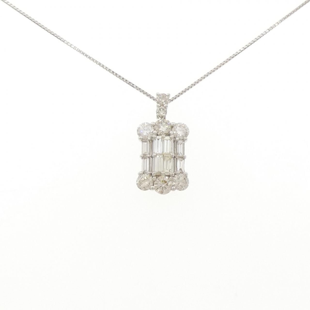 PT900/PT850 ダイヤモンド ネックレス 2.00CT
