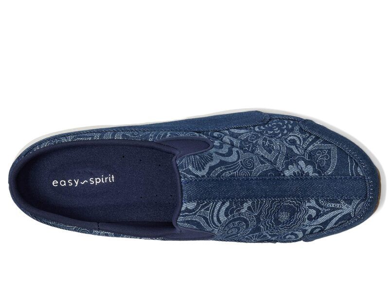 イージースピリット レディース シューズ サンダル Easy Spirit Traveltime 737 Dark Blue Flora ブルー