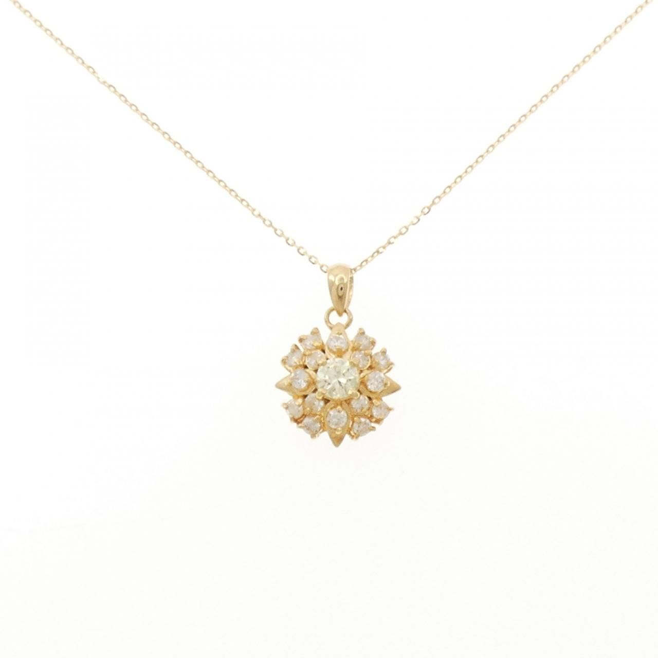 K18YG ダイヤモンド ネックレス 0.50CT