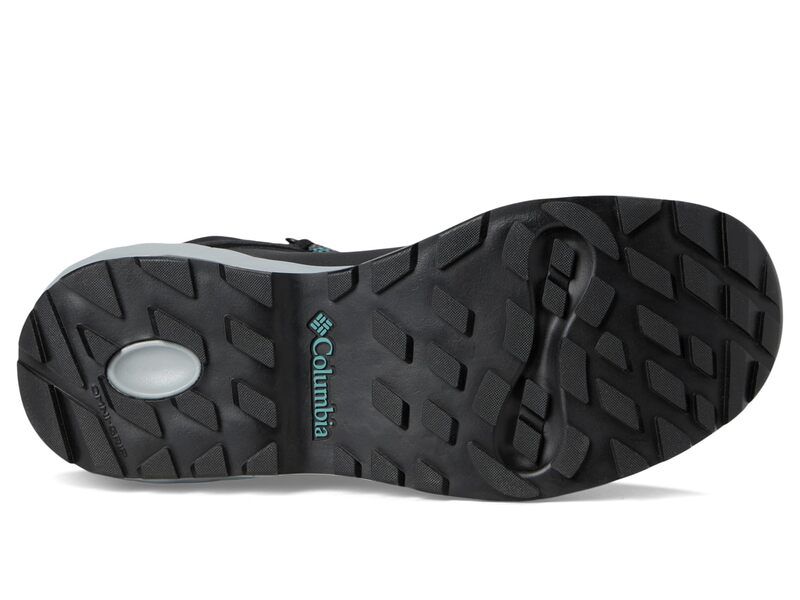 コロンビア レディース シューズ ブーツ・レインブーツ レザー Columbia Newton Wander Leather BlackTeal ブラック