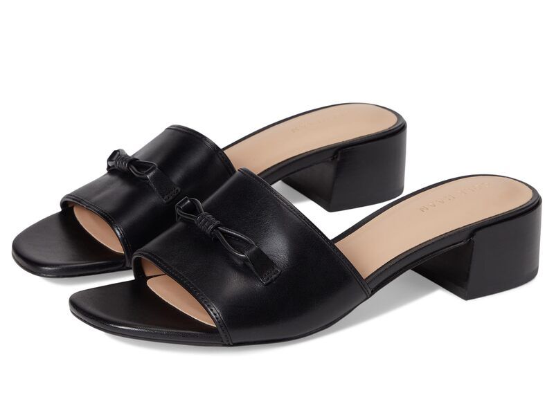 コールハーン レディース シューズ ヒール サンダル Cole Haan Calli Embellished Sandals Black Leather ブラック