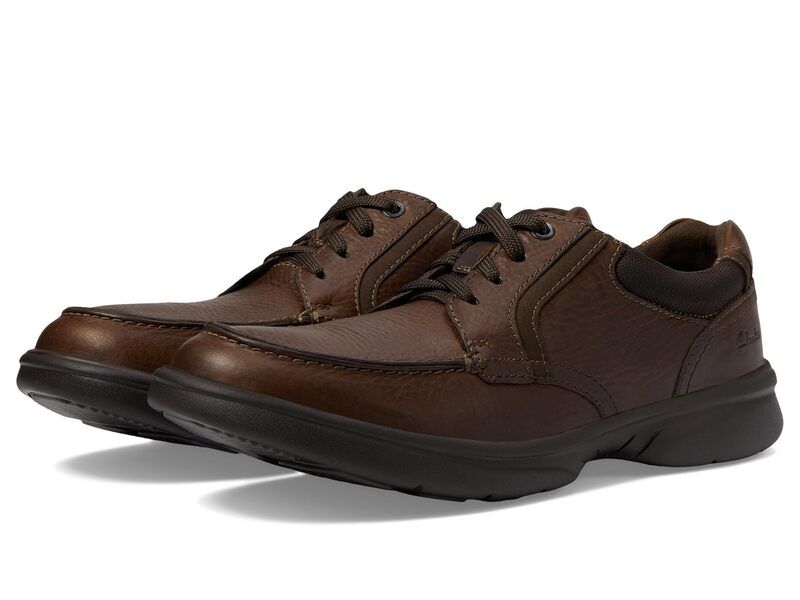 クラークス メンズ シューズ オックスフォード Clarks Bradley Vibe Tan Tumbled Lea タン