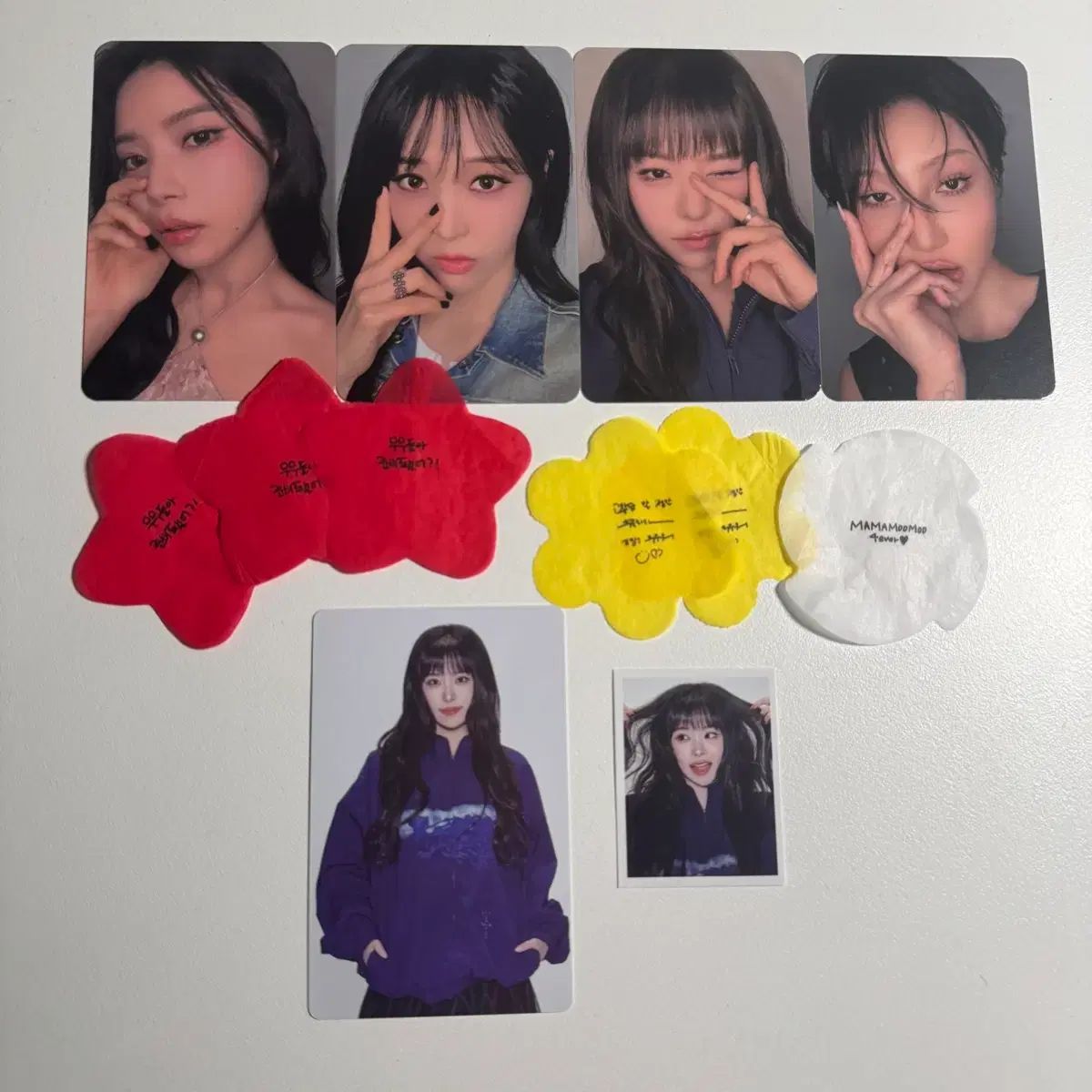 mamamoo wheein フィイン　コンサート入場トレカ MAMAMOO(ママム)コンサート トレカ フィイン(WHEEIN) 証明写真 セット