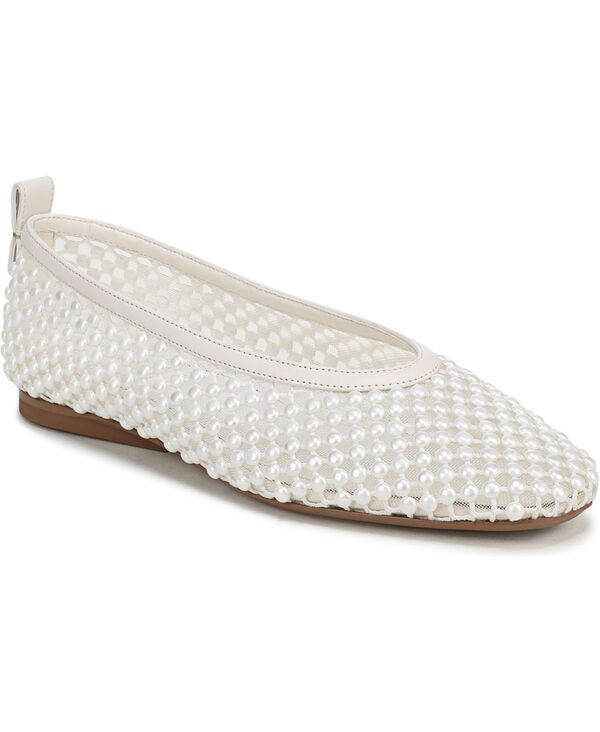 ナチュライザー レディース シューズ スリッポン・ローファー Naturalizer Womens CarlaPearl SlipOn Ballet Flats White Mesh ホワイト