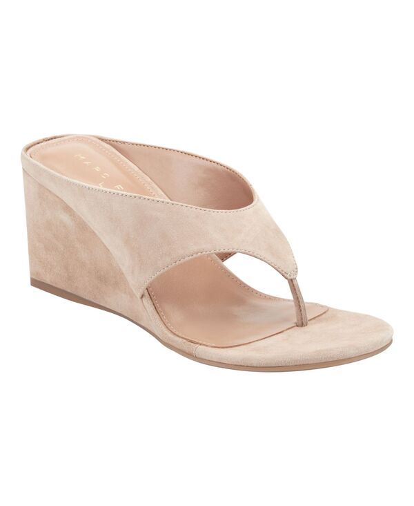 マーク・フィッシャー レディース シューズ スリッポン・ローファー サンダル Marc Fisher LTD Womens Udena SlipOn Wedge Dressandals Light N