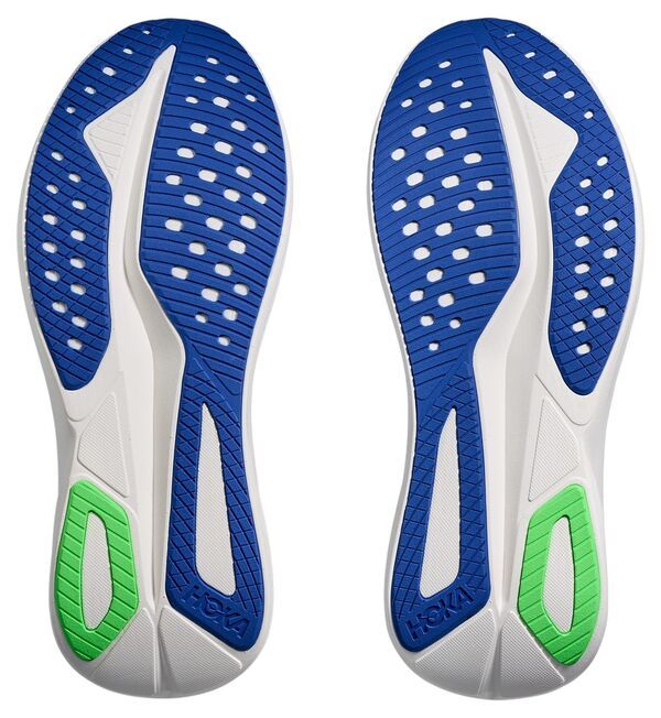 ホカオネオネ メンズ シューズ スニーカー HOKA Mens Mach 7 Running Shoes Cobalt BlueNeon Green ブルー｜詳細画像