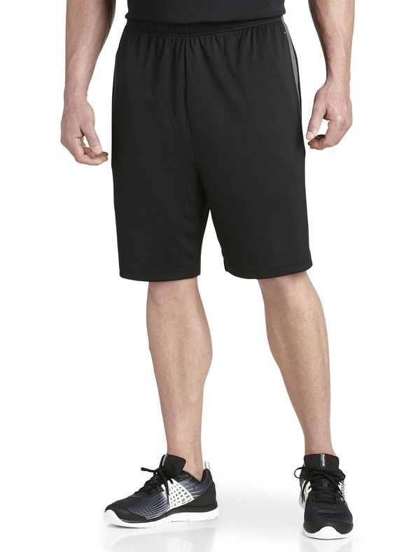 リーボック メンズ ボトムス ハーフパンツ・ショーツ ショートパンツ Reebok Performance Insertech Athletic Shorts Black Grey ブラック