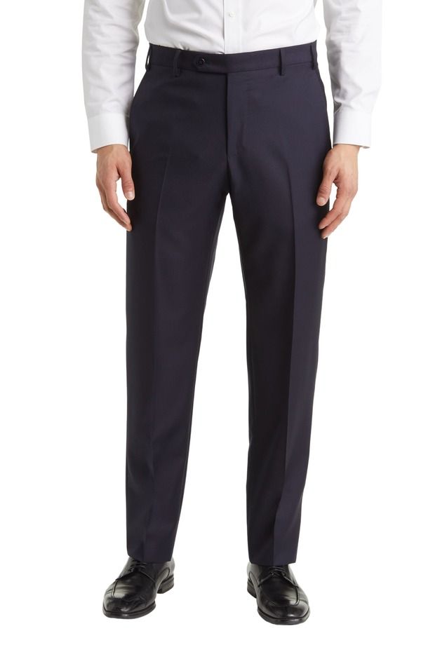 ザネッラ メンズ ボトムス カジュアルパンツ Zanella Devon Super 110serge Trousers Blue 0 ブルー
