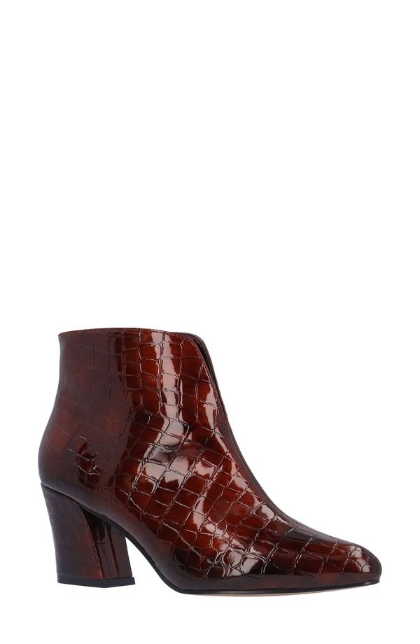 ジェイレニー レディース シューズ ブーツ・レインブーツ J Rene Tatum Bootie Burgundy バーガンディ