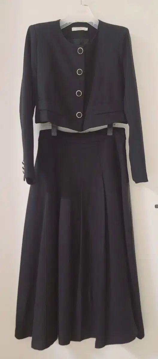 ブラック ジャケット スカート セット Lサイズ