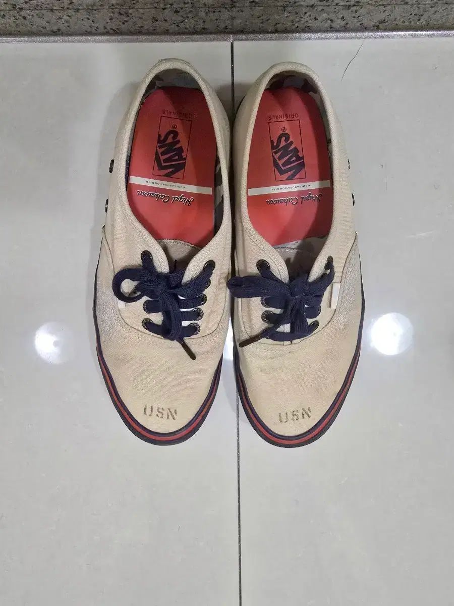 VANS ボルト x Nigel Cabourn(ナイジェル ケーボン) コラボ アセンティック - 290