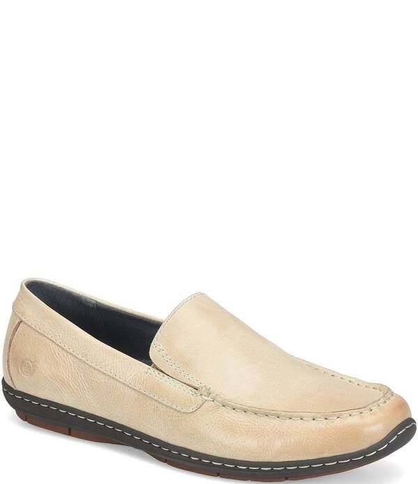 ボーン メンズ シューズ スリッポン・ローファー レザー Born Mens Weston Leather SlipOn Loaferstone ストーン