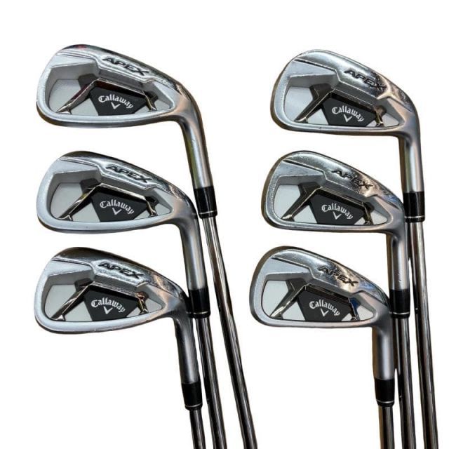 【中古】 キャロウェイ APEX(2021) 6S アイアンセット IR NS PRO MODUS3 TOUR105 (フレックスS) メンズ 男性用 右利き 右用 Cランク ゴルフクラブ