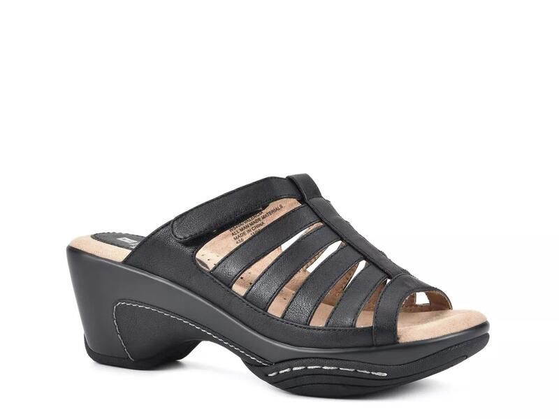 ホワイトマウンテン レディース シューズ サンダル プラットフォーム White MountainValencia Platform Sandal Black ブラック