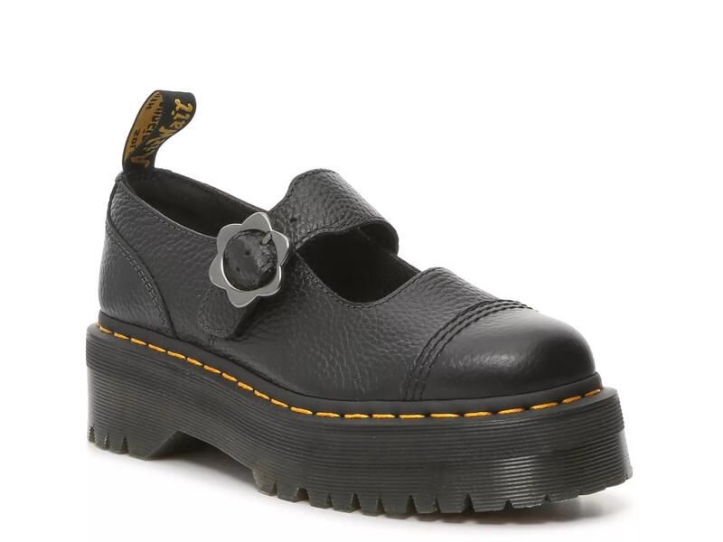 ドクターマーチン レディース シューズ オックスフォード プラットフォーム Dr MartensAddina Platform Oxford Womens Black ブラック