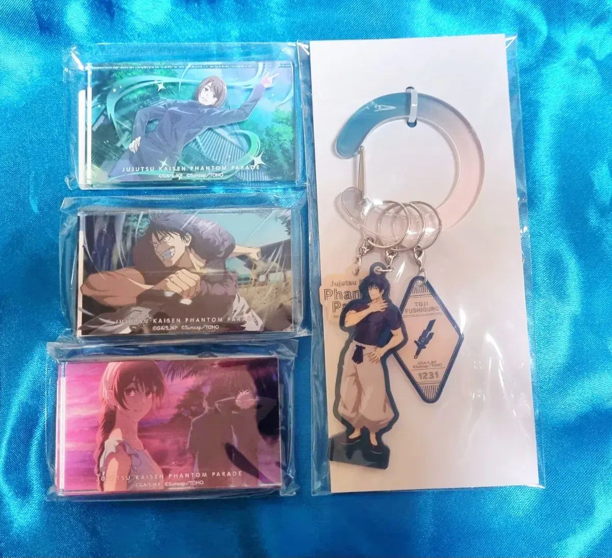 呪術廻戦 FANTOM PARADE 판파레 COOGI(クージー) 甚爾 カラビナ + アクリルブロック 家入 硝子 リコ