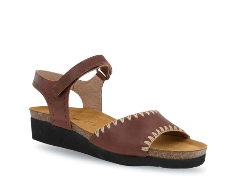 ナオト レディース シューズ サンダル NaotLuna Wedge Sandal Dark Brown ブラウン