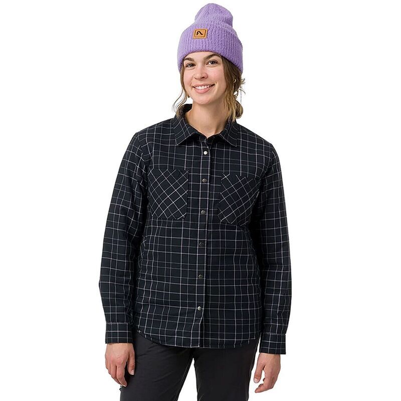 フライロー レディース トップス Tシャツ Flylow Penny Insulated Flannel Womens BlackAurora Plaid ブラック