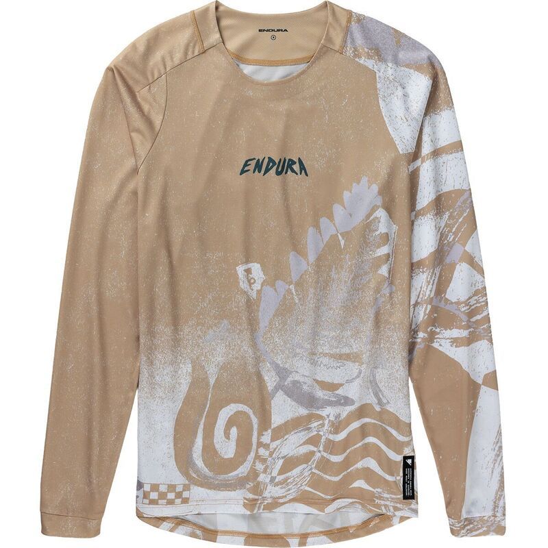 エンデュラ メンズ トップス Tシャツ プリント ジャージー 長袖 Endura Singletrack LongSleeve Print Jersey Mensand サンド 20,425円