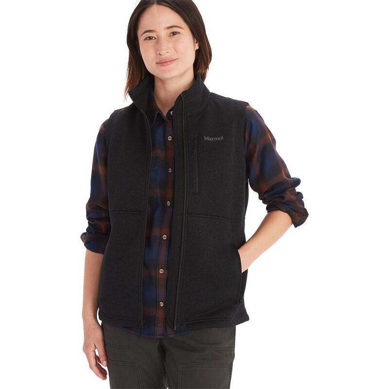 マーモット レディース トップス ベスト Marmot Drop Line Vest Womens Black ブラック