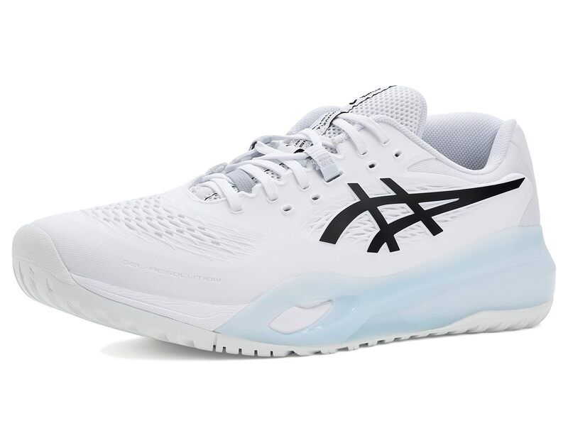 アシックス メンズ シューズ スニーカー ASICS GelResolution X Wide WhiteBlack ホワイト