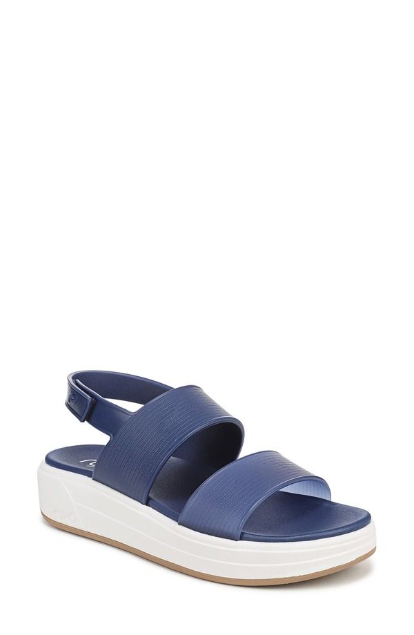RYK レディース シューズ ヒール サンダル Ryk Viv Slingback Slide Sandal Naval Blue ブルー