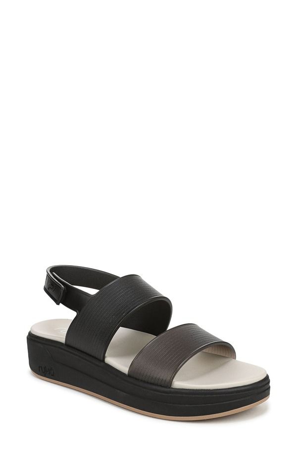 RYK レディース シューズ ヒール サンダル Ryk Viv Slingback Slide Sandal Black ブラック