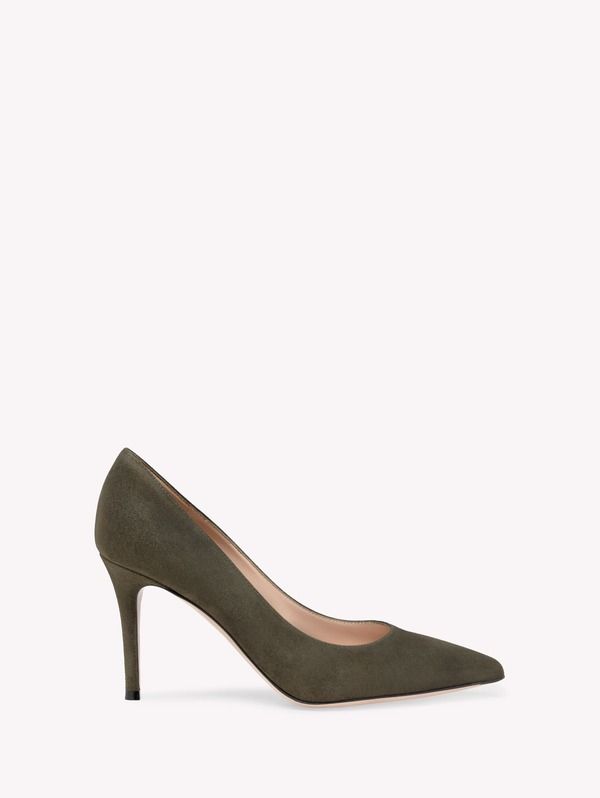 ジャンヴィト ロッシ レディース シューズ パンプス Gianvito Rossi Gianvito 85 Pumps Green Suede グリーン