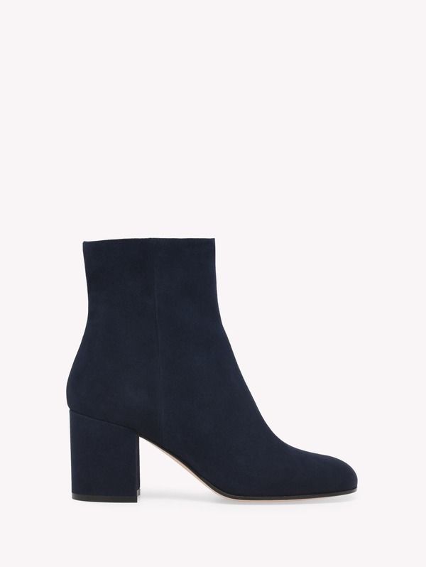 ジャンヴィト ロッシ レディース シューズ ブーツ・レインブーツ Gianvito Rossi Joelle Booties Blue Suede ブルー