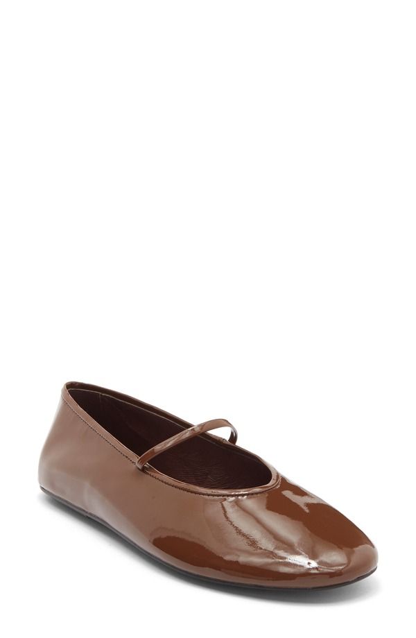 ジェフリー キャンベル レディース シューズ パンプス Jeffrey Campbell Dancerina Mary Jane Ballet Flat Brown Patent ブラウン