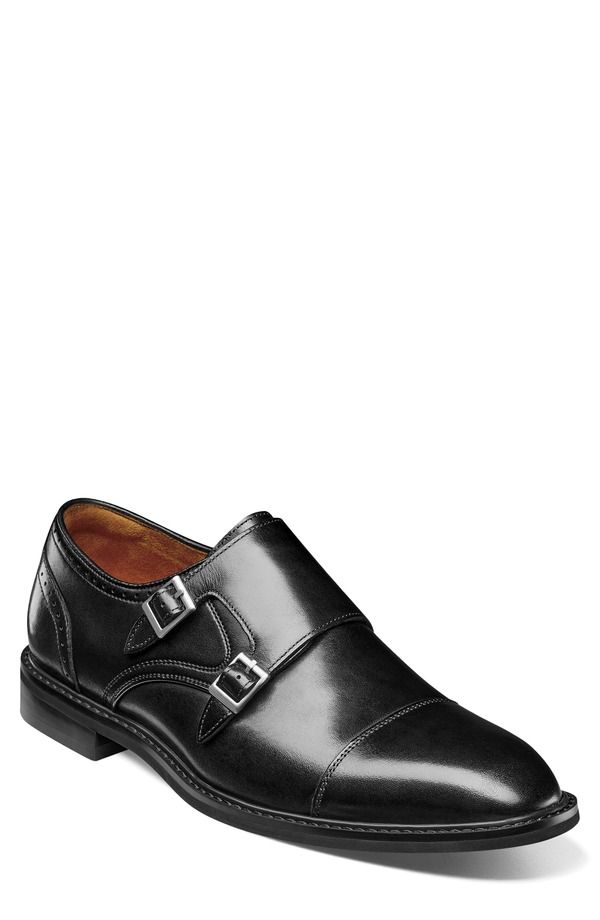ステイシーアダムス メンズ シューズ モンクストラップ モンク Stacy Adams Boswell Double Monk Strap Shoe Black ブラック
