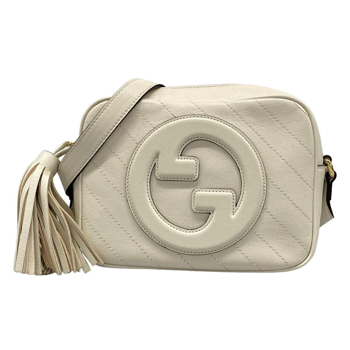 GUCCI(グッチ) ショルダーバッグ ブロンディ 742360 アイボリー レザー