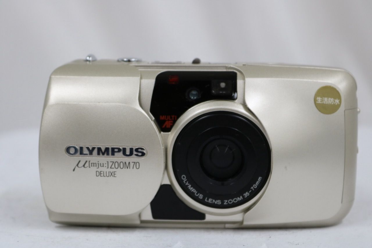 返品保証】 【元箱付き】オリンパス Olympus μ mju ZOOM 70 DELUXE 35