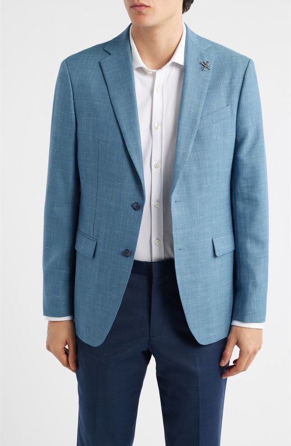 ジョンバルベイトスター ユーエスエー メンズ アウター ジャケット・ブルゾン ウール コート John Varvatostar USA Bleecker Wool Blend Sport Coat B